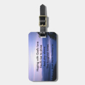 Gottes Liebe Gepäckanhänger (Vorderseite vertikal)