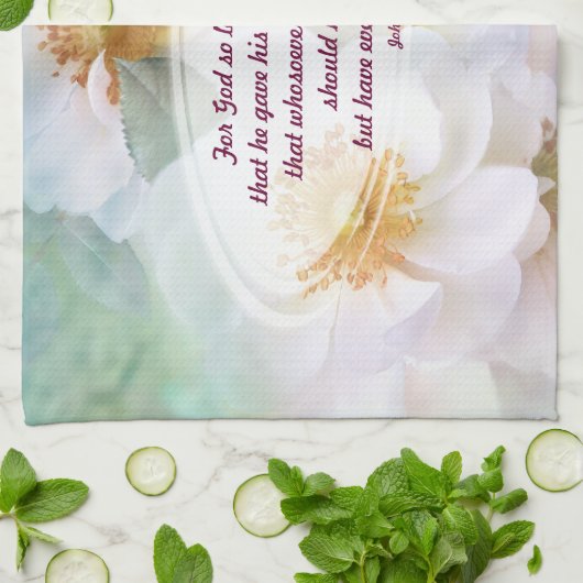 Gottes Liebe Geschirrtuch (Gefaltet)