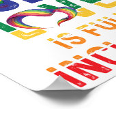 Gottes Liebe ist vollständig inklusiv LGBTQ Allein Poster (Ecke)