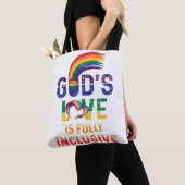 Gottes Liebe ist vollständig inklusiv LGBTQ Allein Tasche (Von Nahem)