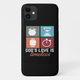 Gottes Liebe ist zeitlos Christlicher iPhone Case