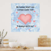 Gottes Liebe Poster (Küche)