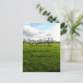 Gottes Liebe Postkarte (Stehend Vorderseite)