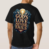 Gottes Liebe Versage nie (Kurzschläfer-T - Shirt) T-Shirt (Rückseite)