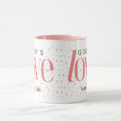 Gottes Liebe Versage nie Tasse (Zentrum)