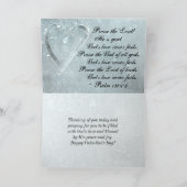 Gottes Liebe Versage nie Valentinstag Feiertagskarte (Innenseite)