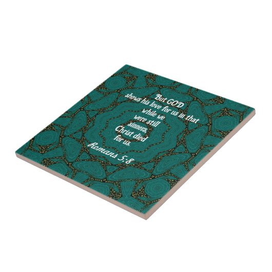 Gottes Liebe Zitat Romans 5:8 Fliese (Seite)