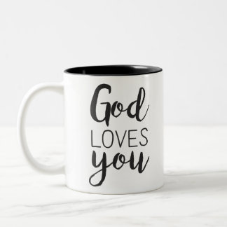 Gottes Liebe Zweifarbige Tasse