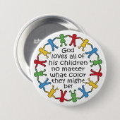 Gottes Lieben Button (Vorne & Hinten)