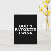 Gottes Lieblings-Twink-Funny nicht aufklappbaren G Karte (Gelbe Blume)