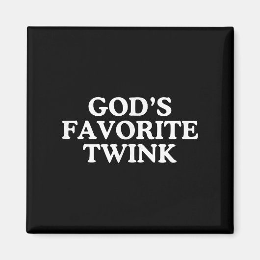 Gottes Lieblings-Twink-Funny nicht aufklappbaren G Magnet (Vorne)