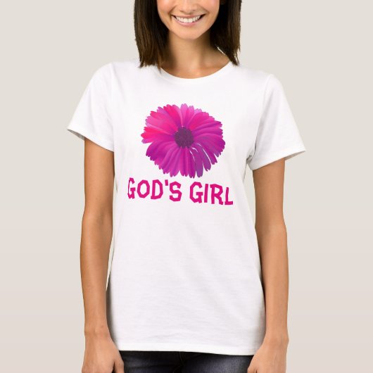 GOTTES MÄDCHEN CHRISTLICHE T - Shirt (Vorderseite)