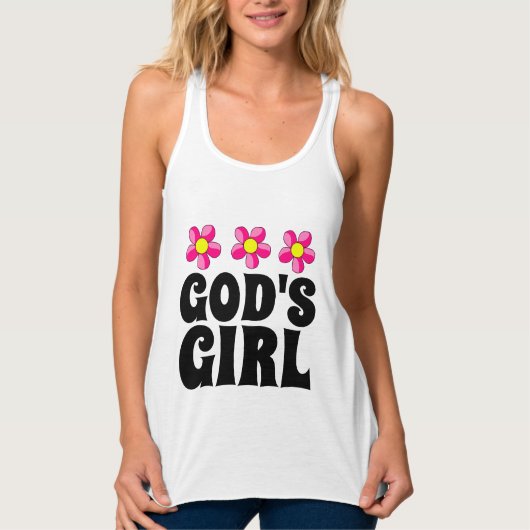 GOTTES MÄDCHEN CHRISTLICHE T - SHIRT (Vorderseite)