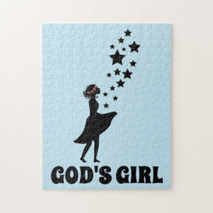 GOTTES MÄDCHEN CHRISTLICHER JIGSAW PUZZLE