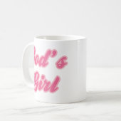 Gottes Mädchen Kaffeetasse (Vorderseite Links)