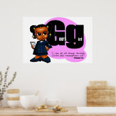 Gottes Mädchen Poster (Küche)