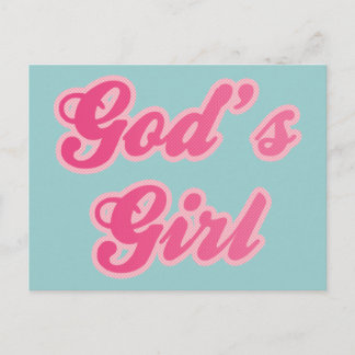 Gottes Mädchen Postkarte