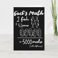 Gottes Mathe 2 Fische 5 Laibe 5000 Mahlzeiten Tee 