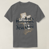 Gottes Meisterwerk Christliche Geschenkbibel Verse T-Shirt (Design vorne)