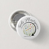 Gottes Meisterwerk Epheser 2:10 Bibelvers Button (Vorne & Hinten)