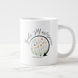Gottes Meisterwerk Epheser 2:10 Bibelvers Jumbo-Tasse