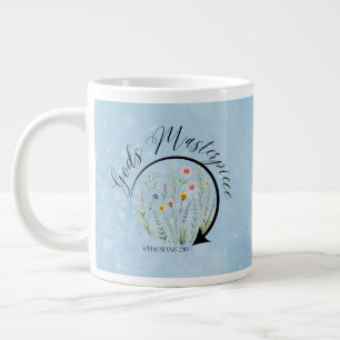 Gottes Meisterwerk Epheser 2:10 Bibelvers Jumbo-Tasse