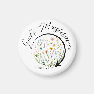 Gottes Meisterwerk Epheser 2:10 Bibelvers Magnet