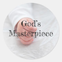 "Gottes Meisterwerk" Pro-Life-Aufkleber