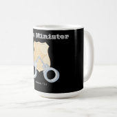 Gottes Minister Customize mit Namen oder Initialen Kaffeetasse (VorderseiteRechts)