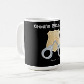Gottes Minister Customize mit Namen oder Initialen Kaffeetasse (Vorderseite Links)