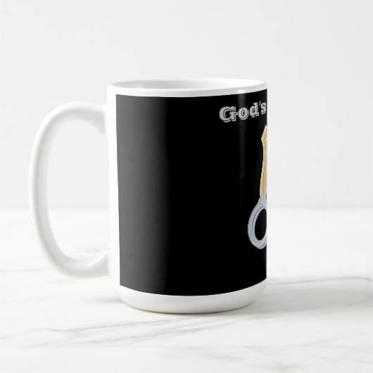 Gottes Minister Customize mit Namen oder Initialen Kaffeetasse (Links)