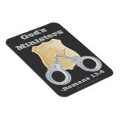 Gottes Minister Detektives Abzeichen Magnet (Rechte Seite)