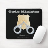 Gottes Minister für Strafverfolgung Mousepad (Mit Mouse)