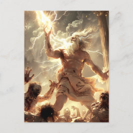 Gottes & Monster - Zeus Postkarte