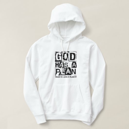 Gottes Plan Hoodie (Design vorne)