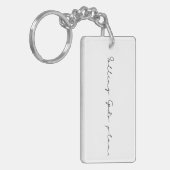 Gottes Plan Inspirationskunst Gottes Art Gospel-Sp Schlüsselanhänger (Vorderseite links)