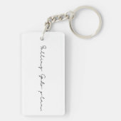 Gottes Plan Inspirationskunst Gottes Art Gospel-Sp Schlüsselanhänger (Rückseite)