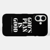 Gottes Plan ist gut - Römer 8:28 Case-Mate iPhone Hülle (Rückseite (Horizontal))