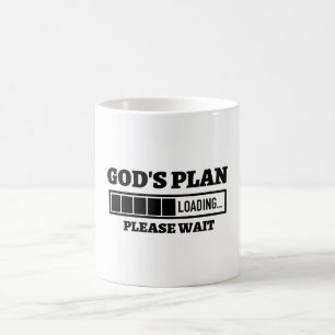 Gottes Plan Laden bitte warten Tasse