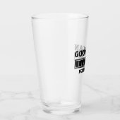 Gottes Plan Ladung Bitte warten Glas Cup (Rechts)