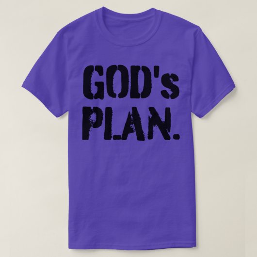 Gottes Plan T-Shirt (Design vorne)