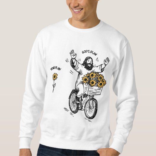 Gottes Plan vs Dein Plan Sweatshirt (Vorderseite)