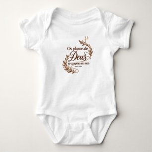 Gottes Pläne erfüllen sich in mir Christian Brow Baby Strampler