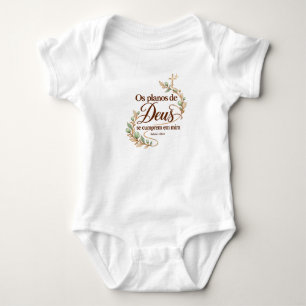 Gottes Pläne erfüllen sich in mir Christian Gree Baby Strampler