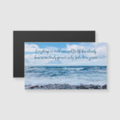 Gottes Power Inspirational Beach Fotografy Magnet (Vorne/Hinten)
