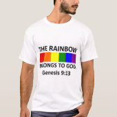 Gottes Regenbogen T-Shirt (Vorderseite)