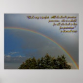 Gottes Regenbogenversprechen Poster (Vorne)