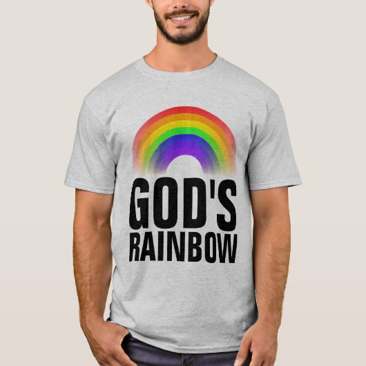 GOTTES REGENBOW CHRISTLICHE T - Shirt (Vorderseite)