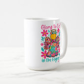 Gottes Ruhm im Christlichsten Weihnachtsfest Kaffeetasse (VorderseiteRechts)