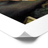 Gottes Schaffen Adam (Detail) von Michelangelo Poster (Ecke)